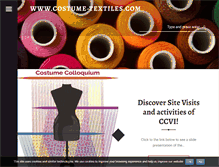 Tablet Screenshot of costume-textiles.com